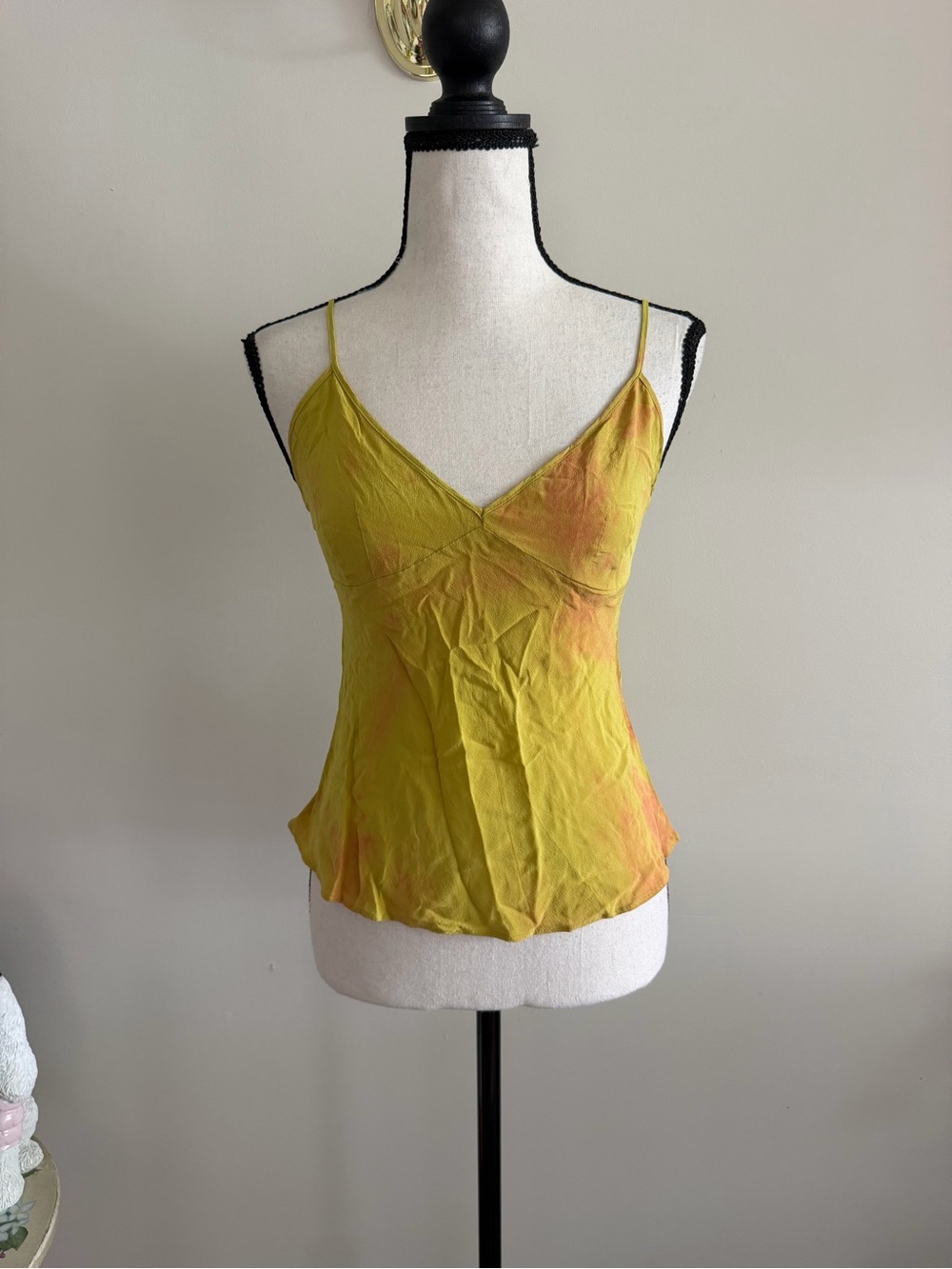 Yellow Spaghetti Strap Camisole